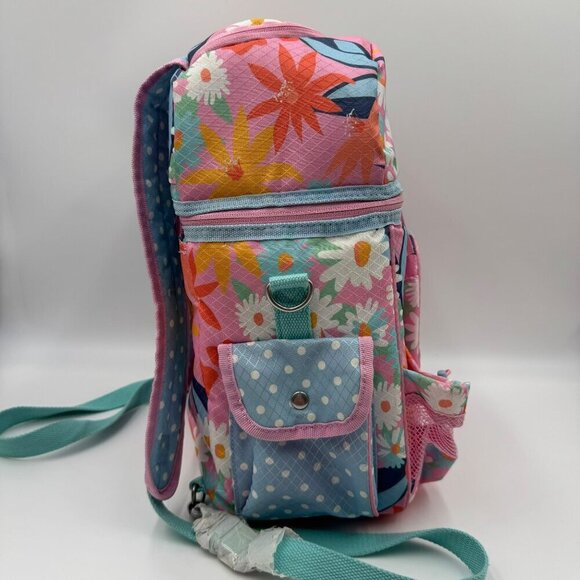 Matilda Jane Everything Packed Cooler Backpack Pink Floral NWT - Picture 4 of 12